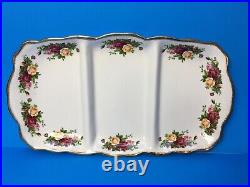 Royal Albert Old Country Roses Divided Serving Dish/Tray/Platter Fine Bone China