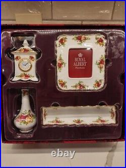 Royal Albert Old Country Roses Dressing Table Set/Desk Set