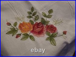 Royal Albert Old Country Roses EMBROIDERED Table Cloth 4 Napkins 4 Placemats NEW