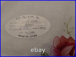 Royal Albert Old Country Roses EMBROIDERED Table Cloth 4 Napkins 4 Placemats NEW
