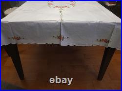 Royal Albert Old Country Roses EMBROIDERED Table Cloth 4 Napkins 4 Placemats NEW