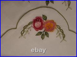 Royal Albert Old Country Roses EMBROIDERED Table Cloth 4 Napkins 4 Placemats NEW