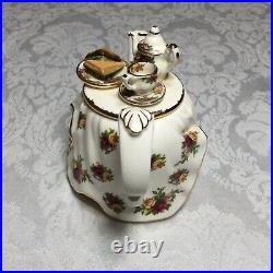 Royal Albert Old Country Roses Earthenware Vintage Tea TableTeapot Paul Cardew