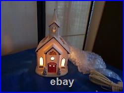 Royal Albert Old Country Roses Electric Lighted Church-Works