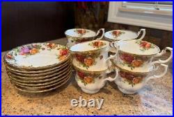 Royal Albert Old Country Roses England 46 piece Dinnerware Set + Tea Servings