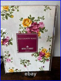 Royal Albert Old Country Roses England 70 round Tablecloth New in package