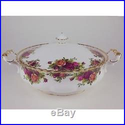 Royal Albert Old Country Roses England Covered Serving Bowl Vegetable Tureen