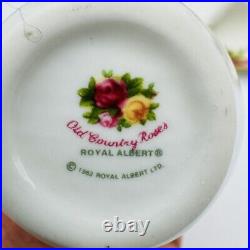 Royal Albert Old Country Roses England Porcelain Set Tray Vase Cup Dishes