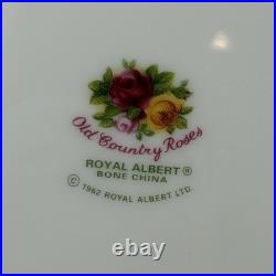 Royal Albert Old Country Roses English Rectangular Covered Butter Server Dish