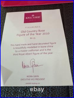 Royal Albert Old Country Roses Figure Of The Year 2010 RA25 Original Box
