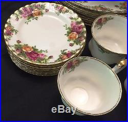 Royal Albert Old Country Roses Fine Bone China 6 piece place setting Set of 8