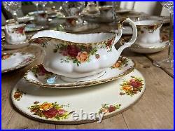 Royal Albert Old Country Roses Fine Bone China Dish Set teapot and serving piece