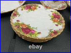 Royal Albert Old Country Roses Fine China Lot Of 49 Pc Service Of 6 Plus