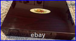 Royal Albert Old Country Roses Flatware Set 39 Pieces with chest