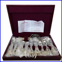 Royal Albert Old Country Roses Flatware Set 62 Pieces Service For 8 With Chest