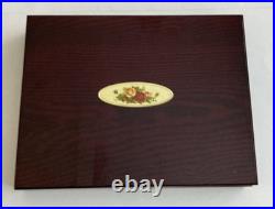 Royal Albert Old Country Roses Flatware Set 62 Pieces Service For 8 With Chest