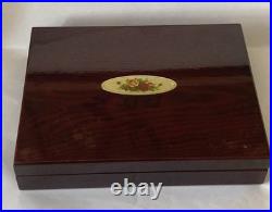 Royal Albert Old Country Roses Flatware Set 62 Pieces Service For 8 With Chest