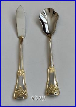 Royal Albert Old Country Roses Flatware Set 62 Pieces Service For 8 With Chest