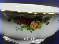 Royal Albert Old Country Roses Floral Print 10 Large Salad Serving Footed Bowl