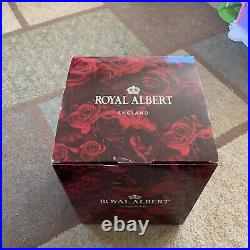 Royal Albert Old Country Roses Fluted Collection Cookie Jar With Lid New In Box