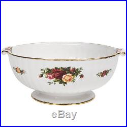 Royal Albert Old Country Roses Fluted Serving Bowl Set of 2