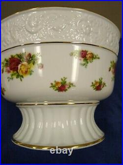 Royal Albert Old Country Roses Footed Compote, Punch Bowl 1962