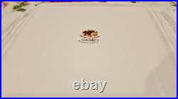 Royal Albert Old Country Roses Four Square Plates Two 2nds