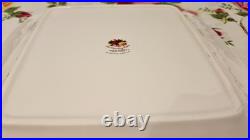 Royal Albert Old Country Roses Four Square Plates Two 2nds