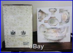 Royal Albert Old Country Roses GOLD Tea Pot, Cream Pitcher & Sugar Bowl Set