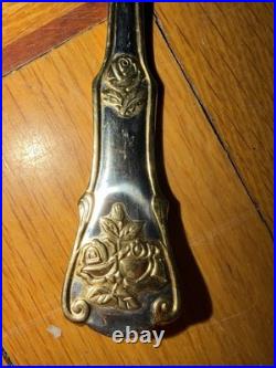 Royal Albert Old Country Roses Gold Accent 2 Pc Solid Serving Set NWB