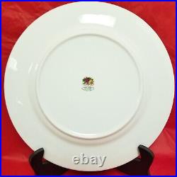 Royal Albert Old Country Roses Gold Edge 10? Bone China Dinner Plate 4x England