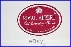 Royal Albert Old Country Roses Gold Plated & Porcelain Spoon Set 8 pcs New