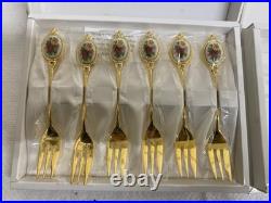 Royal Albert Old Country Roses Gold Plated Set Floral Design