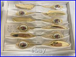 Royal Albert Old Country Roses Gold Plated Set Floral Design