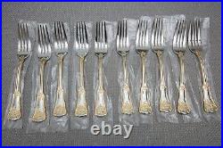 Royal Albert Old Country Roses Gold Stainless Steel Flatware 47 Pc Spoon BOX