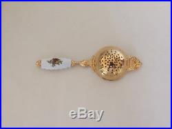 Royal Albert Old Country Roses Gold Tea Strainer