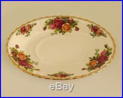 Royal Albert Old Country Roses Gravy Boat And Underplate English Made