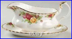 Royal Albert Old Country Roses Gravy Boat & Underplate 618590