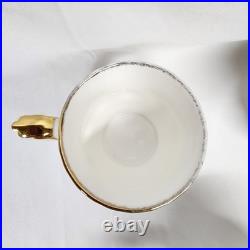 Royal Albert Old Country Roses Green Border Montrose Footed Coffee Cups 5