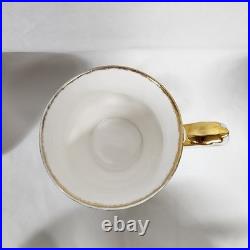Royal Albert Old Country Roses Green Border Montrose Footed Coffee Cups 5