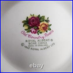 Royal Albert Old Country Roses Green Border Montrose Footed Coffee Cups 5