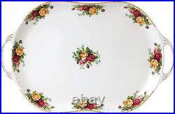 Royal Albert Old Country Roses Handled Serving Platter, 19