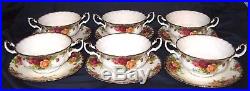 Royal Albert Old Country Roses Handled Soup Cups (6)