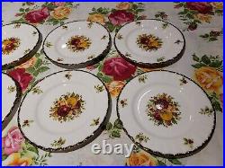 Royal Albert Old Country Roses Holiday 8 Bread And Butter Plates