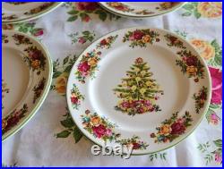 Royal Albert Old Country Roses Holiday Casual Classic 9 Inch Four Plates Set