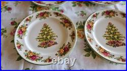 Royal Albert Old Country Roses Holiday Casual Classic 9 Inch Four Plates Set