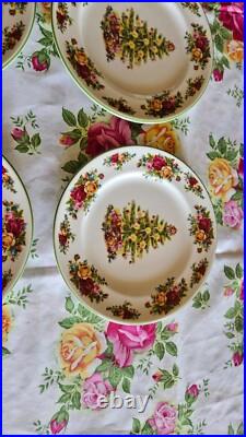Royal Albert Old Country Roses Holiday Casual Classic 9 Inch Four Plates Set
