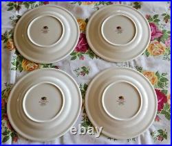 Royal Albert Old Country Roses Holiday Casual Classic 9 Inch Four Plates Set