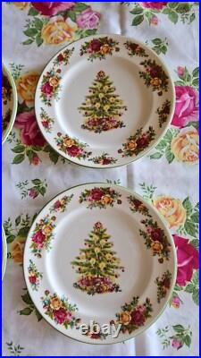 Royal Albert Old Country Roses Holiday Casual Classic 9 Inch Four Plates Set