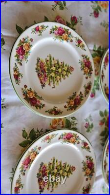 Royal Albert Old Country Roses Holiday Casual Classic 9 Inch Four Plates Set